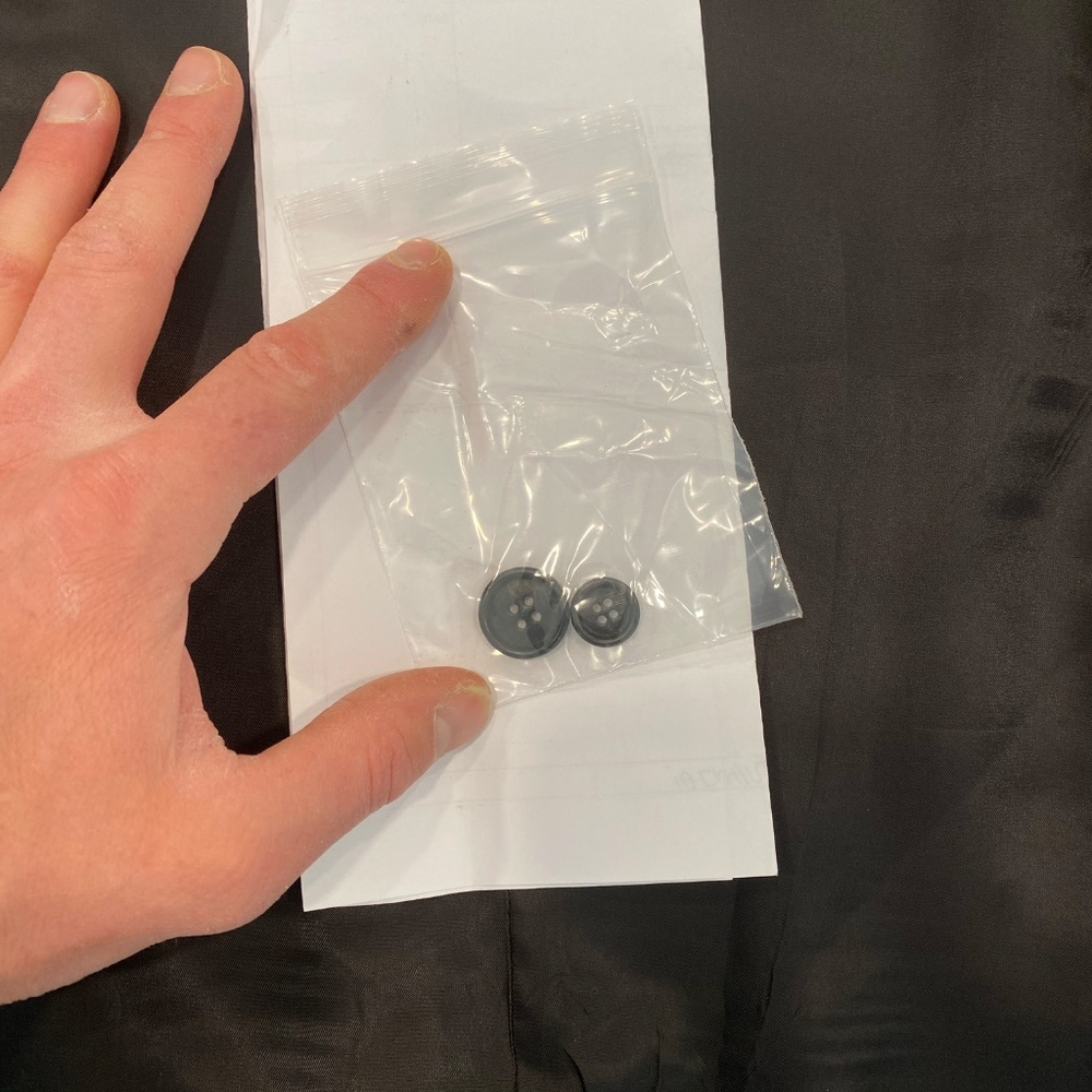 Brooks Brothers 2 Button Select Solid Black Suit … - image 7